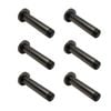Schlage 85mm Graphite Round Wall Mounted Door Stop - 6 Pack