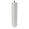 Adoored 53 x 53 x 360mm White Square Pine Furniture Leg