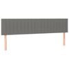 vidaXL Headboards Bedroom Furniture Wall Bed Header 2 pcs Dark Grey 80 cm Fabric