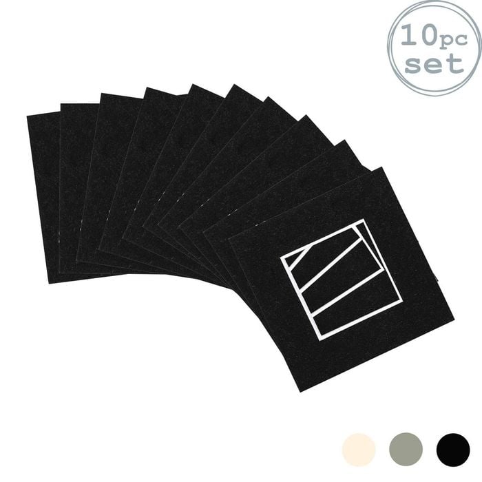 10x Picture Photo Mounts - To Fit Frame Size 4 X 4" For Image Size 2 X 2"