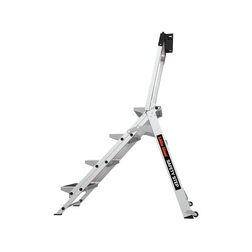 Little Giant 150kg Aluminium Safety Step 4 with Bar Single Side ...