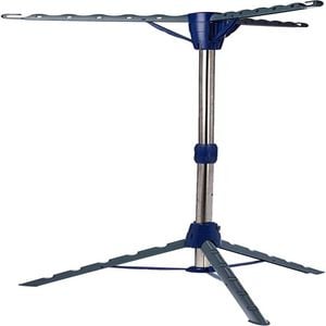 P&p Silver Portable Tripod Clothes Drying Rack Foldable Garment Hanger Stand Outdoor