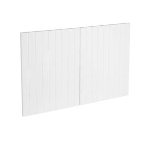 Kaboodle 900mm Macaroon V-Groove Rangehood Doors - 2 Pack