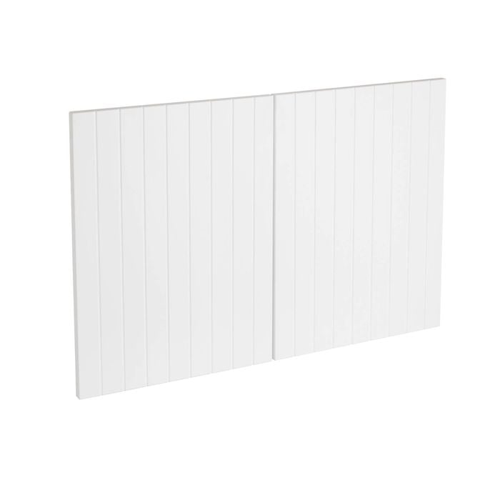 Kaboodle 900mm Macaroon V-Groove Rangehood Doors - 2 Pack