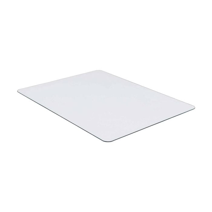 Lorell Office Chair Mat Tempered Glass Clear Large 121x152cm