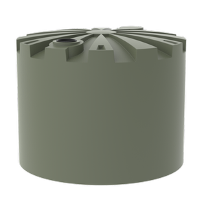 Melro Tanks 50000L Round Poly Water Tank - Mist Green
