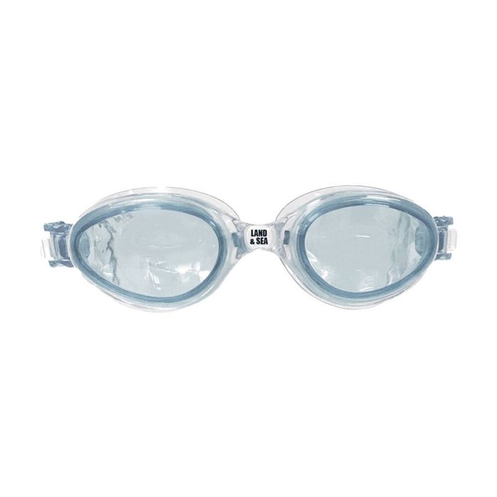 Land & Sea Sports Universal Fit Silicone Anti-Fog Swim Goggles Clear
