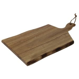 Olympia Serving Board Acacia Wood Wavy Handled Small Wooden Kitchenware