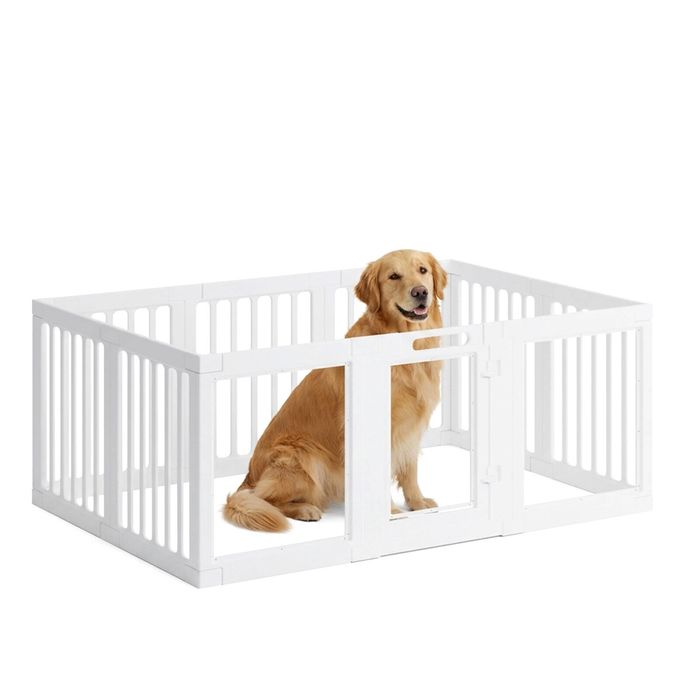Advwin DIY Dog Playpen Pet Enclosure Small Animal Enclosure 10 Panels