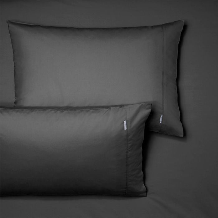 Bianca Heston 300tc Percale Cotton Sheet Combo Set Charcoal - Single Bed