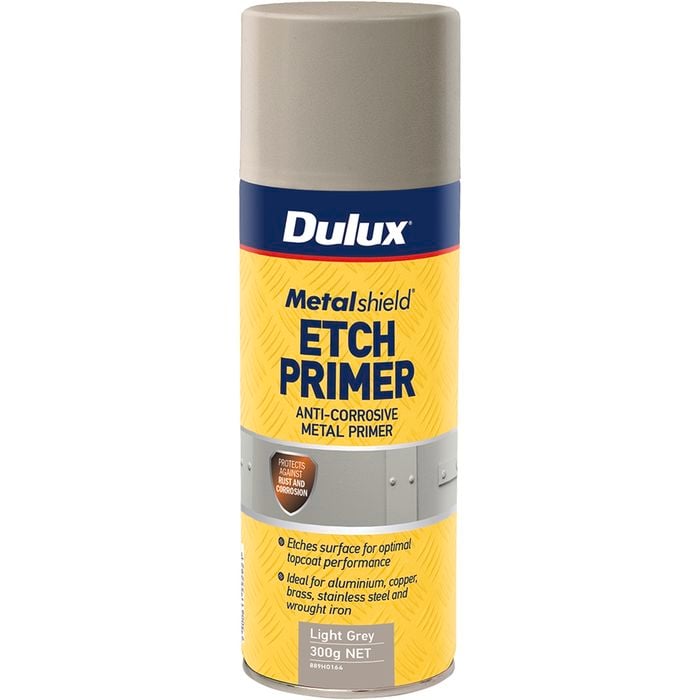 Dulux 300g Metalshield Etch Primer Spraypak Light Grey