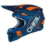 Oneal 2023 3 SRS Hexx V.23 Helmet Blue/Orange XL