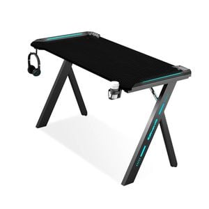 MIUZ Gaming Desk Office Computer Desk Home Study Carbon Fiber Table RGB LED