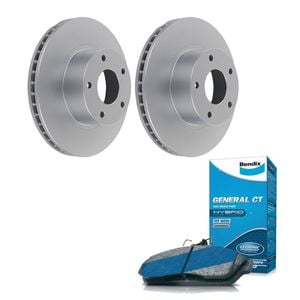 Front Bendix Brake Pads + Rotors For Holden Commodore Vu Vy Vx Vz, Monaro V2 Vz