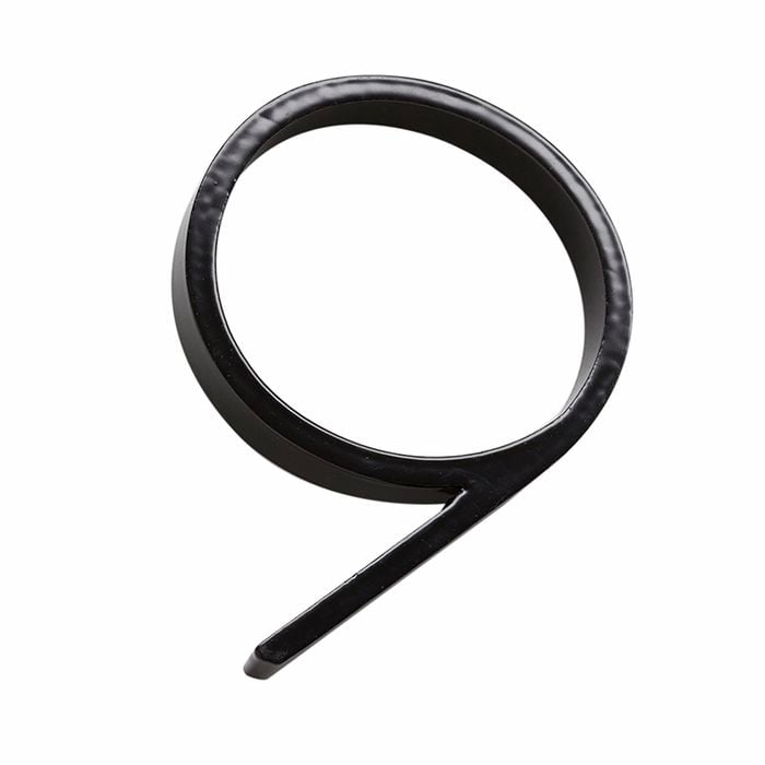 Sandleford 120mm Black Slimline House Number 9
