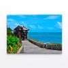 Temple with Beach Blue Sky  Print 100% Australian Made 150 x 100cm  (Stretched)