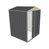 Build-a-Shed 1.5 x 1.5 x 2.3m Front Gable Single Sliding Door Shed - Grey