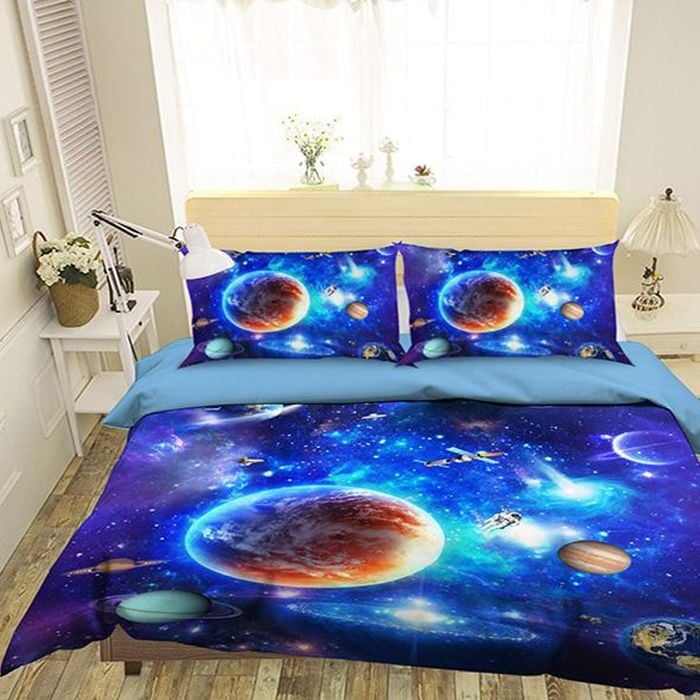 3D Space Planet 213 Bedding Set Pillowcases Quilt Duvet Cover Set Queen King