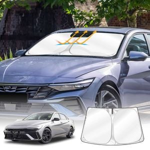 WindScreen Sun Shade for Hyundai i30 Sedan 2020-Onwards Blocks UV Rays Foldable Wind Screen Sun