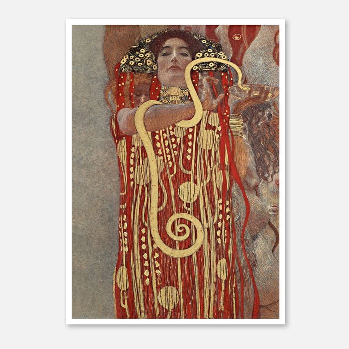 Galrie Gustav Klimt's Hygieia (1907) - Iconic Art Nouveau Print, Poster Only, 50 x 70cm (20 x 28inch)