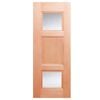 Woodcraft Doors 2040 x 820 x 40mm Clear Safety Entrance Door FED08B