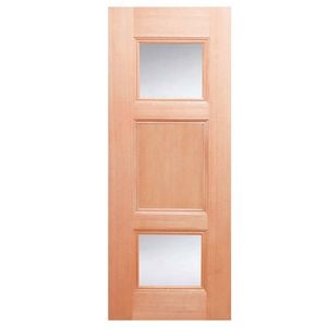 Woodcraft Doors 2040 x 820 x 40mm Clear Safety Entrance Door FED08B