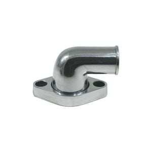 Cal Custom SBC BBC Polished Alloy 90° Neck Swivel Thermostat Housing 327 350 396 454