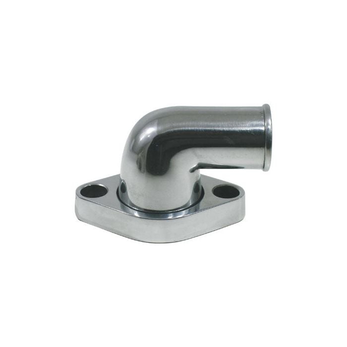 Cal Custom SBC BBC Polished Alloy 90° Neck Swivel Thermostat Housing 327 350 396 454