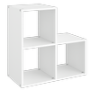 Lugna 720 x 720 x 390mm White 1-2 Step Cube Unit - White