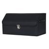 SOGA Leather Car Boot Collapsible Foldable Trunk Cargo Organizer Portable Storage Box - Black Medium