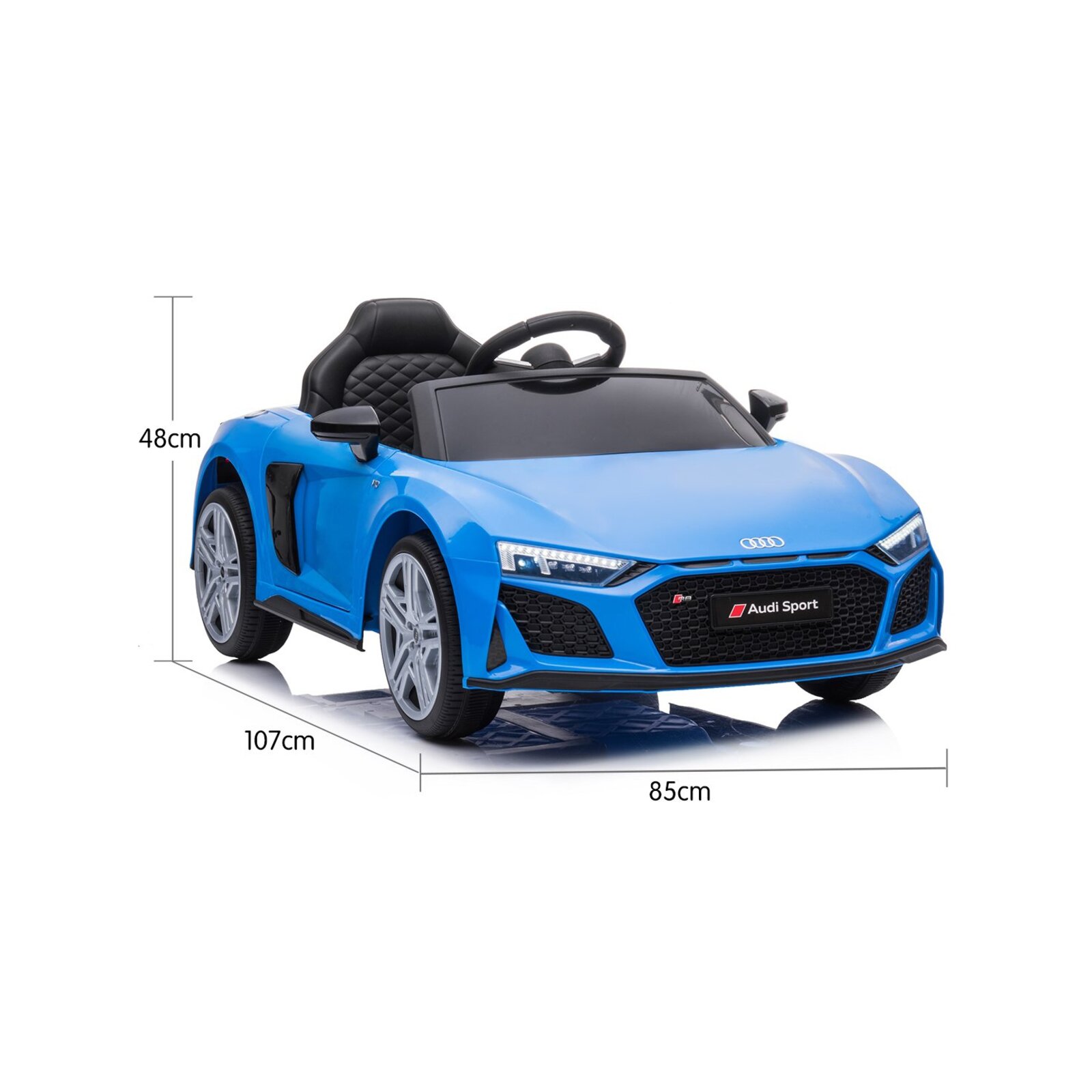 Audi Sport Licensed Kids Electric Ride On Car Remote Control by Kahuna Blue Bunnings Australia