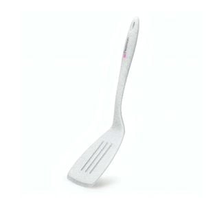 Fissman Silicone Slotted Turner BIANCA Series Heat Resistant 1443 White 32cm