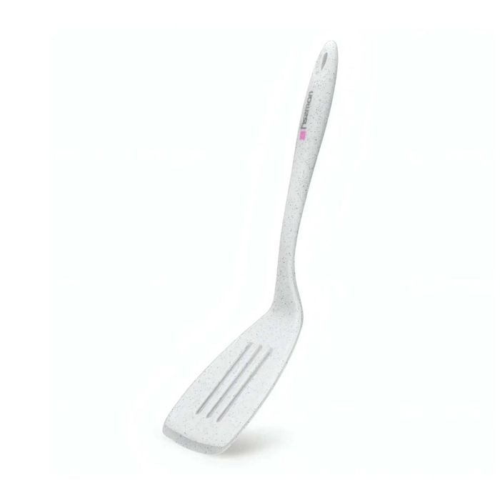 Fissman Silicone Slotted Turner BIANCA Series Heat Resistant 1443 White 32cm