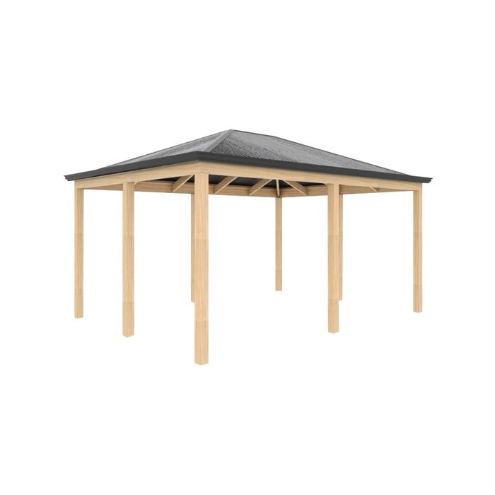 Softwoods 6.0 x 3.8m Hip Ends Gazebo Kit