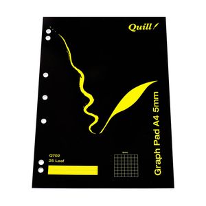 Quill Graph Pads 25pg (A4) (2mm)