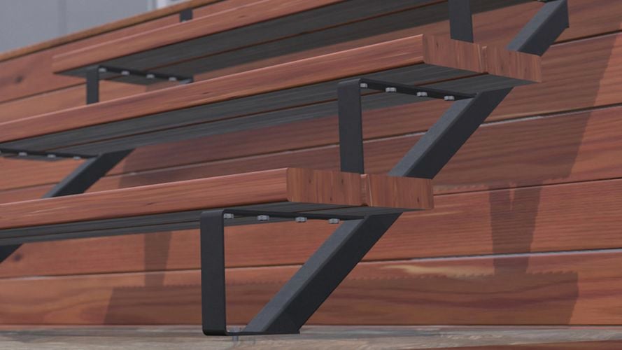 Features a one-piece design for fast and easy assembly