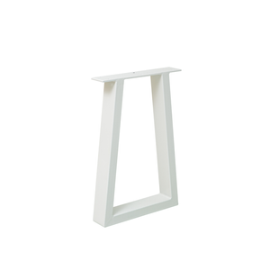 Rapid 300 x 450 x 50mm White Steel Tube Antigua Bench Leg