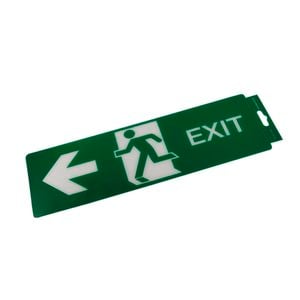 Sandleford 330 x 110mm Self Adhesive Left Exit Sign