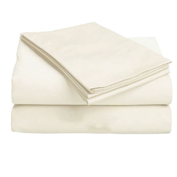 1000TC Cotton Rich Sheet Set Ivory King
