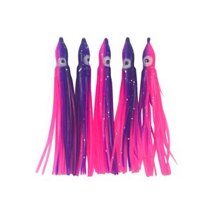 Swimerz Octopus Skirts 100mm Purple Pink, 5 Pack