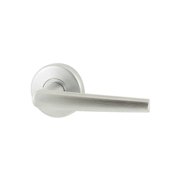Lockwood 63mm Satin Chrome Velocity Spire Passage Leverset