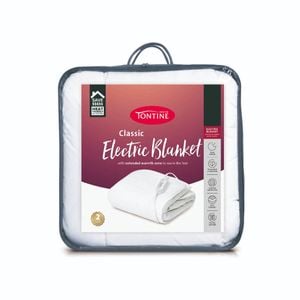 Tontine Single Classic Electric Blanket Bed Warmer - White