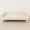 Paws and Willow Large Arctic White Retreat Wooden Dog Bed