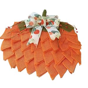 Lifebay Halloween Pumpkin Wreath Door Decoration
