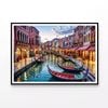 Venice Canals with Buildings  Print 100% Australian Made 120x90cm  (Poster)