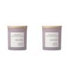 2PK French Connection Orchid Petal (Lavender & Cedarwood) Medium Candle 200g