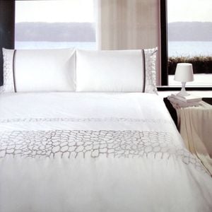 Metropolitan Sheffield Embroidery 100% Cotton Quilt Cover Set  King