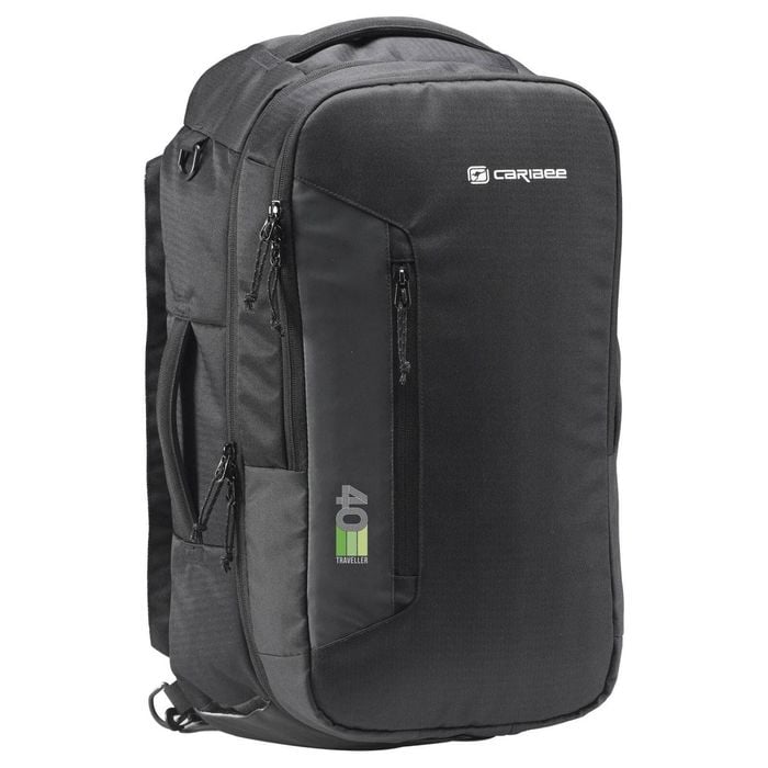 Caribee Traveller Carry-On Backpack Duffle - 40L - Black
