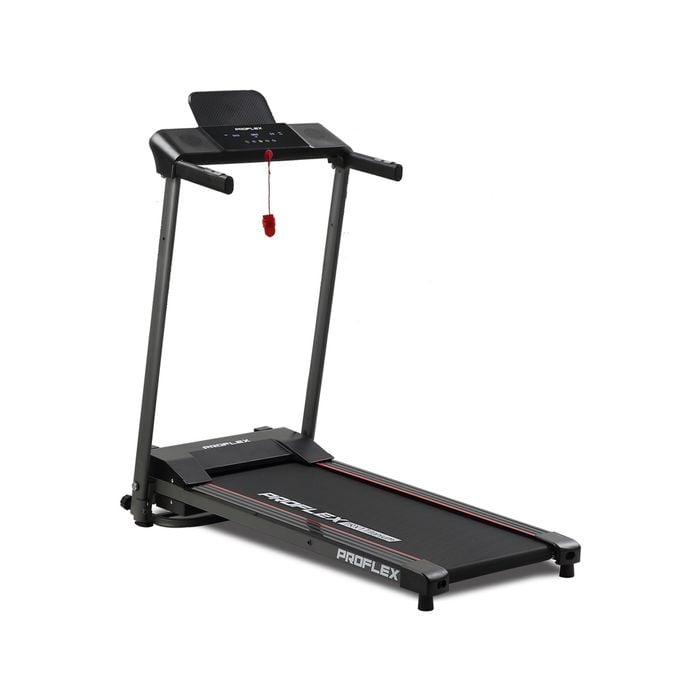 PROFLEX Electric Treadmill Foldable w/ Bluetooth Speakers, Digital Device Stand