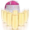 Rowdy Crowd Champagne Flutes 285ml 8 Pack - Stemless Unbreakable Tritan Plastic Dishwasher Safe
